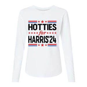 Hotties For Kamala Harris 2024 Womens Cotton Relaxed Long Sleeve T-Shirt