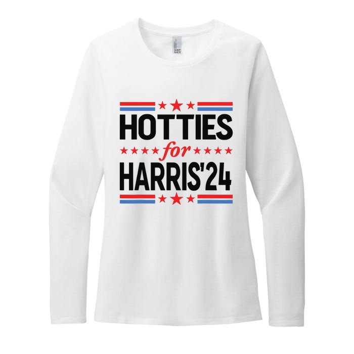 Hotties For Kamala Harris 2024 Womens CVC Long Sleeve Shirt