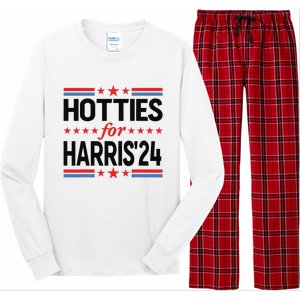 Hotties For Kamala Harris 2024 Long Sleeve Pajama Set