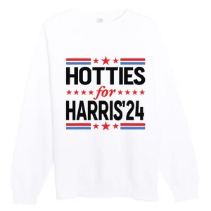 Hotties For Kamala Harris 2024 Premium Crewneck Sweatshirt