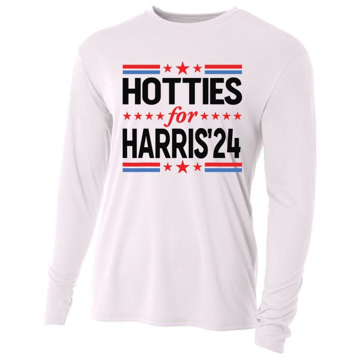 Hotties For Kamala Harris 2024 Cooling Performance Long Sleeve Crew