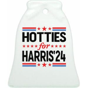 Hotties For Kamala Harris 2024 Ceramic Bell Ornament