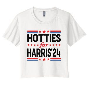 Hotties For Kamala Harris 2024 Women's Crop Top Tee