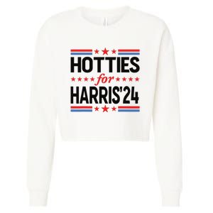 Hotties For Kamala Harris 2024 Cropped Pullover Crew