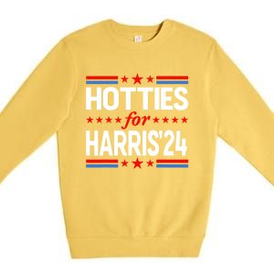 Hotties For Kamala Harris 2024 Premium Crewneck Sweatshirt