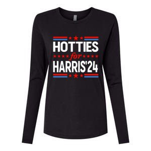 Hotties For Kamala Harris 2024 Womens Cotton Relaxed Long Sleeve T-Shirt