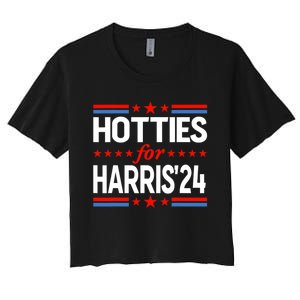 Hotties For Kamala Harris 2024 Women's Crop Top Tee