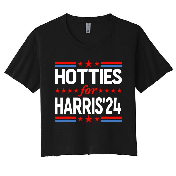 Hotties For Kamala Harris 2024 Women's Crop Top Tee