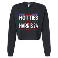 Hotties For Kamala Harris 2024 Cropped Pullover Crew