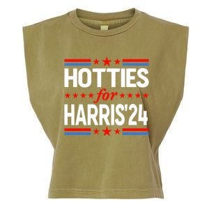 Hotties For Kamala Harris 2024 Garment-Dyed Women's Muscle Tee