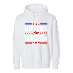 Hotties For Kamala Harris 2024 Garment-Dyed Fleece Hoodie