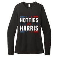 Hotties For Kamala Harris Sarcastic Womens CVC Long Sleeve Shirt