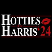 Hotties For Kamala Harris 2024 Smooch Lip Funny Politcal Bag