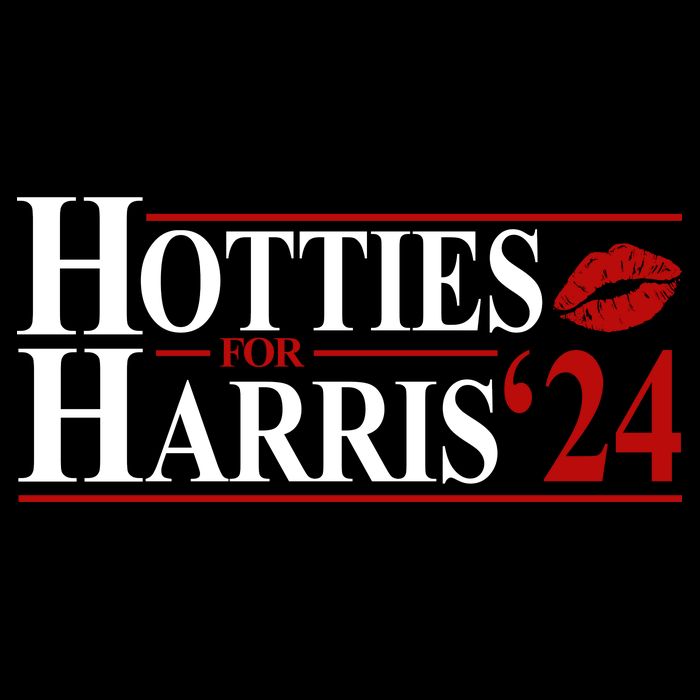 Hotties For Kamala Harris 2024 Smooch Lip Funny Politcal Bag