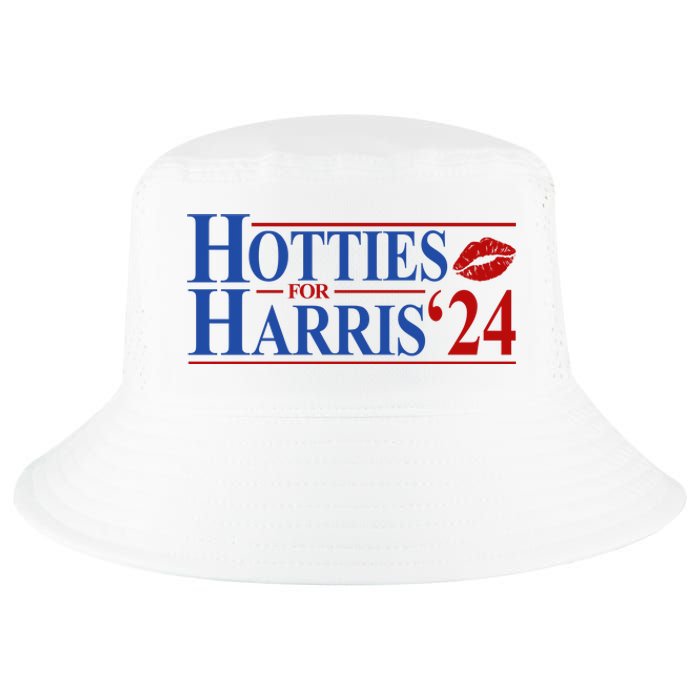 Hotties For Kamala Harris 2024 Smooch Lip Funny Politcal Cool Comfort Performance Bucket Hat