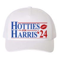 Hotties For Kamala Harris 2024 Smooch Lip Funny Politcal Yupoong Adult 5-Panel Trucker Hat