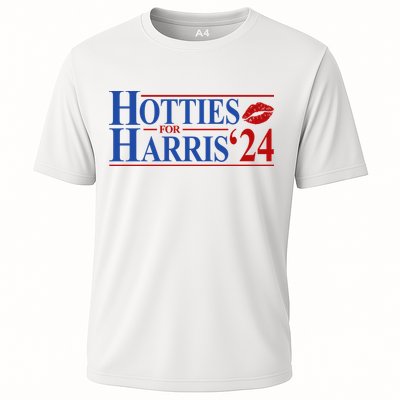 Hotties For Kamala Harris 2024 Smooch Lip Funny Politcal Performance Shirt