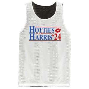 Hotties For Kamala Harris 2024 Smooch Lip Funny Politcal Mesh Reversible Basketball Jersey Tank