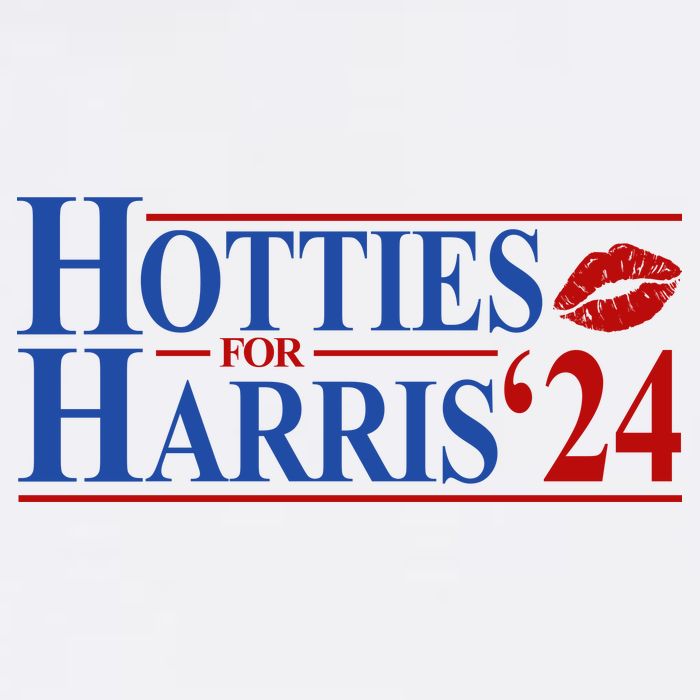 Hotties For Kamala Harris 2024 Smooch Lip Funny Politcal Hat