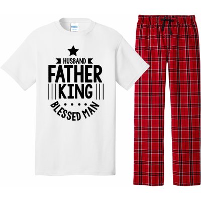 Husband Father King Blessed Man Pajama Set