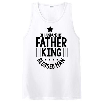 Husband Father King Blessed Man PosiCharge Competitor Tank