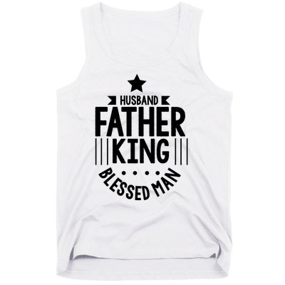 Husband Father King Blessed Man Tank Top