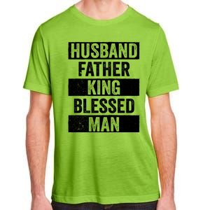 Husband Father King Blessed Dope Dad Cool Gift Black History Meaningful Gift Adult ChromaSoft Performance T-Shirt