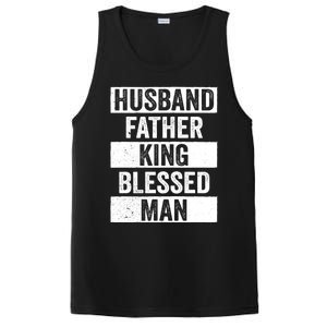 Husband Father King Blessed Dope Dad Cool Gift Black History Meaningful Gift PosiCharge Competitor Tank