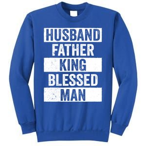 Husband Father King Blessed Dope Dad Cool Gift Black History Meaningful Gift Sweatshirt