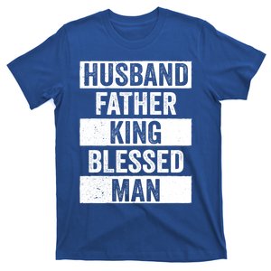 Husband Father King Blessed Dope Dad Cool Gift Black History Meaningful Gift T-Shirt