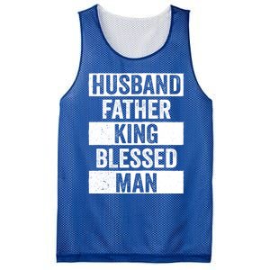 Husband Father King Blessed Dope Dad Cool Gift Black History Meaningful Gift Mesh Reversible Basketball Jersey Tank