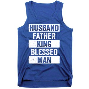 Husband Father King Blessed Dope Dad Cool Gift Black History Meaningful Gift Tank Top