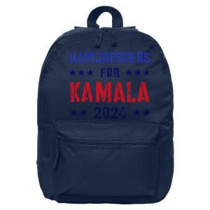 Hairdressers For Kamala 2024 Election Joyful Warrior 16 in Basic Backpack