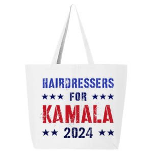 Hairdressers For Kamala 2024 Election Joyful Warrior 25L Jumbo Tote