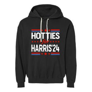 Hotties For Kamala Harris Garment-Dyed Fleece Hoodie