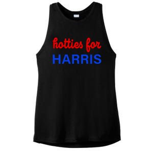 Hotties For Kamala Harris 2024 Ladies PosiCharge Tri-Blend Wicking Tank