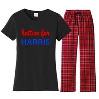 Hotties For Kamala Harris 2024 Women's Flannel Pajama Set