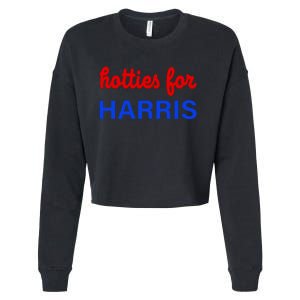 Hotties For Kamala Harris 2024 Cropped Pullover Crew