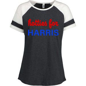 Hotties For Kamala Harris 2024 Enza Ladies Jersey Colorblock Tee