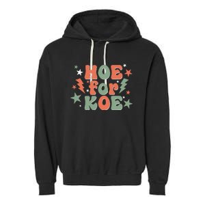 Hoe For Koe Apparel Garment-Dyed Fleece Hoodie