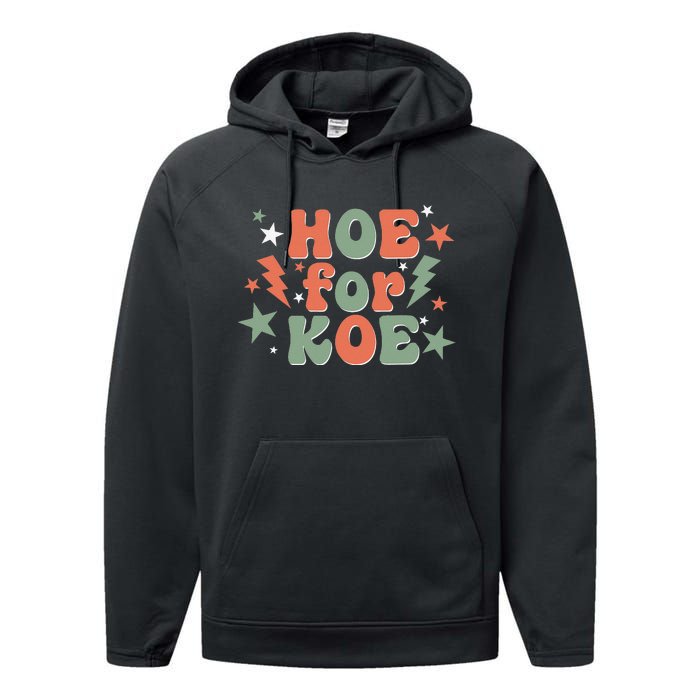 Hoe For Koe Apparel Performance Fleece Hoodie