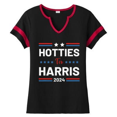 Hotties For Kamala 2024 Ladies Halftime Notch Neck Tee