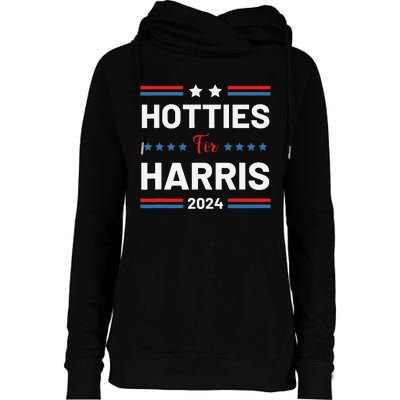 Hotties For Kamala 2024 Womens Funnel Neck Pullover Hood