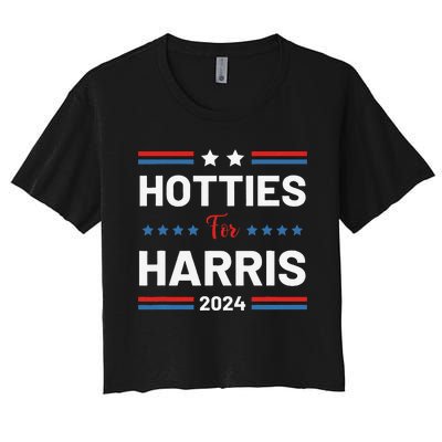 Hotties For Kamala 2024 Women's Crop Top Tee