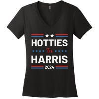 Hotties For Kamala 2024 Women's V-Neck T-Shirt