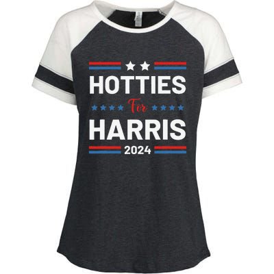 Hotties For Kamala 2024 Enza Ladies Jersey Colorblock Tee