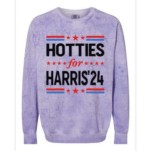 Hotties For Kamala Harris 2024 Colorblast Crewneck Sweatshirt