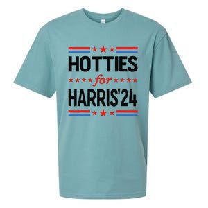 Hotties For Kamala Harris 2024 Sueded Cloud Jersey T-Shirt