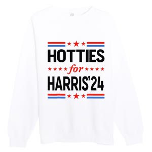 Hotties For Kamala Harris 2024 Premium Crewneck Sweatshirt