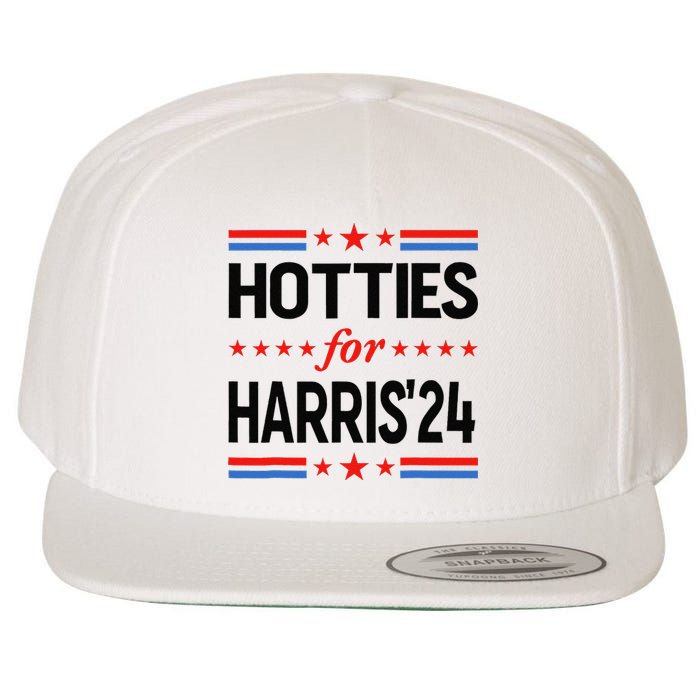 Hotties For Kamala Harris 2024 Wool Snapback Cap